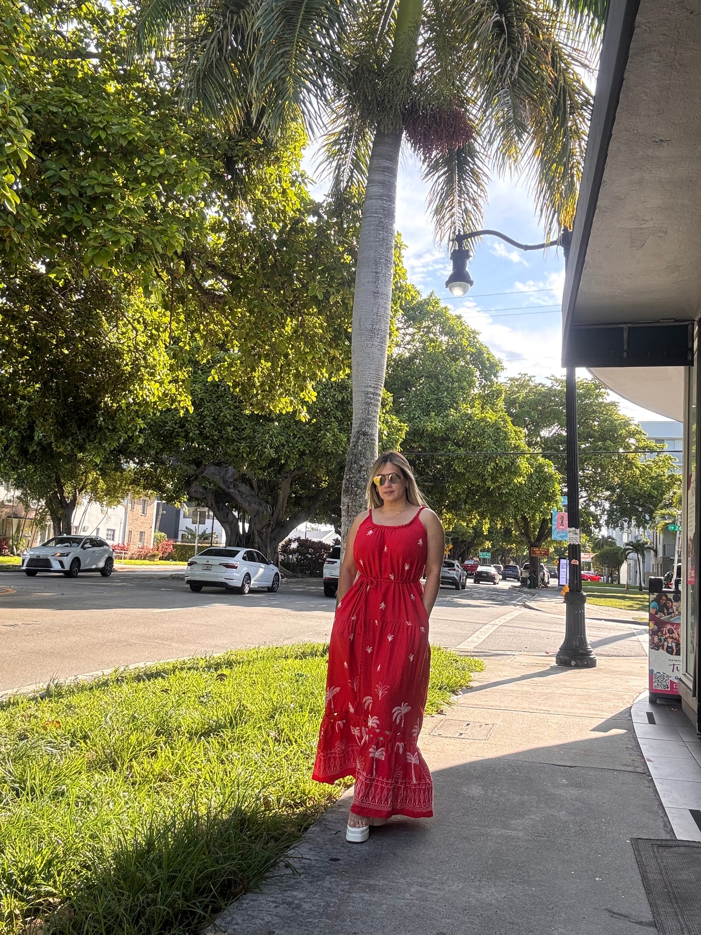 Maxi boho chic dress