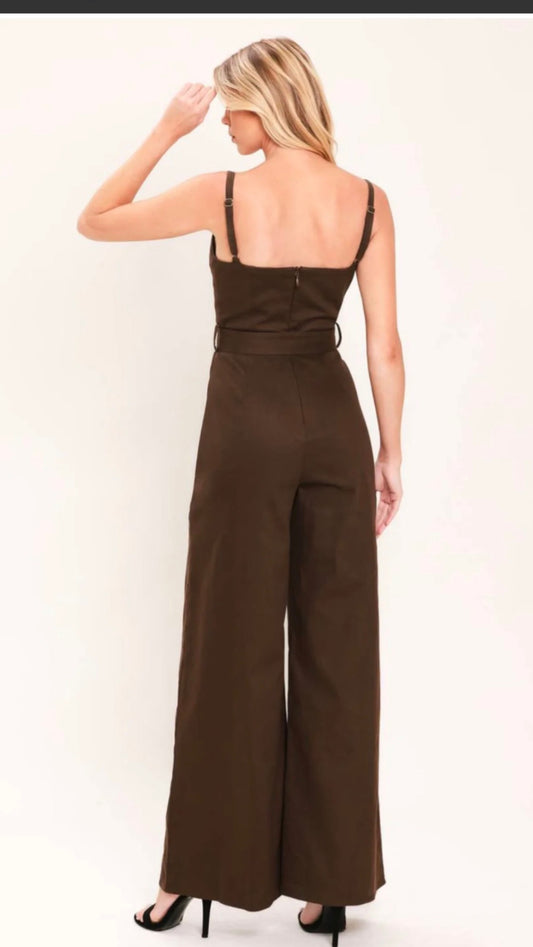 Jumpsuit brown