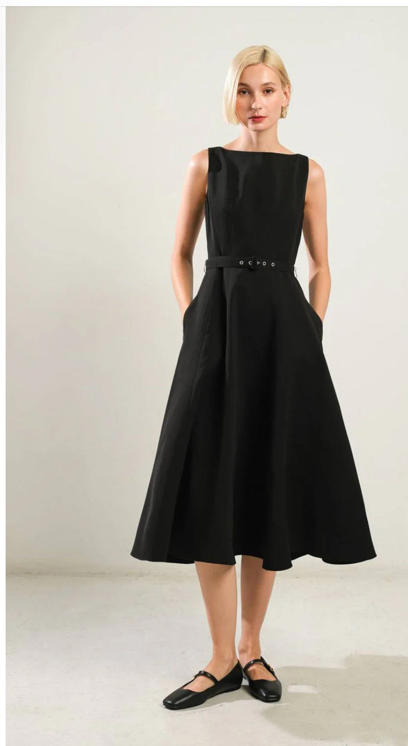 black dress