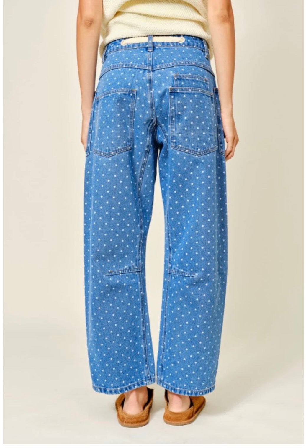 Polka denim