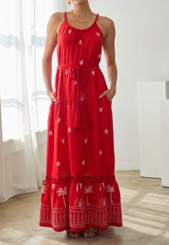Maxi boho chic dress