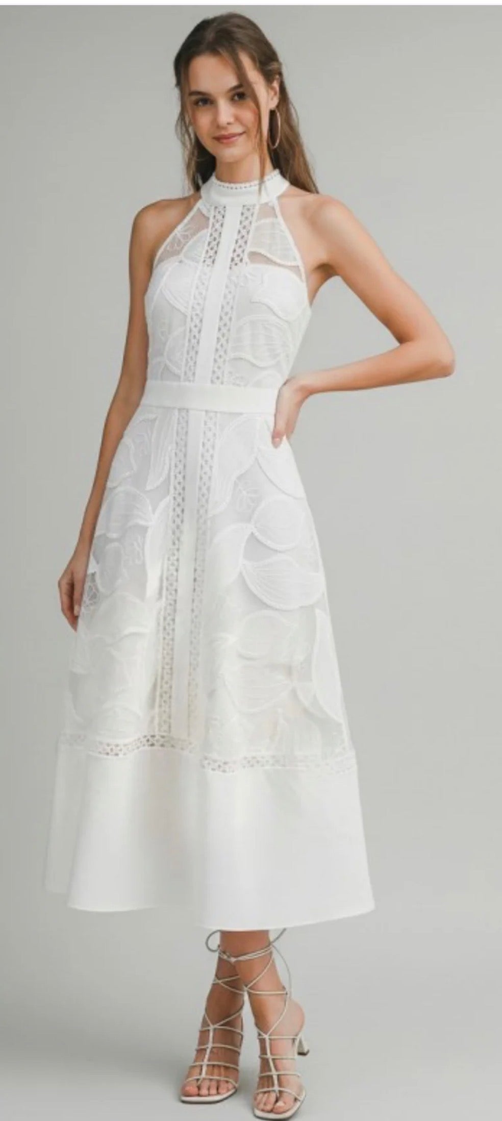 White Midi Dress