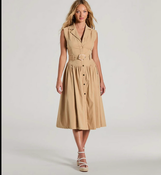 Brown dress
